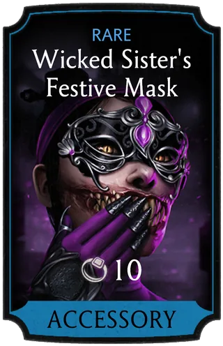 Wicked Sister's Festive Mask