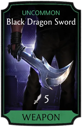 Black Dragon Sword