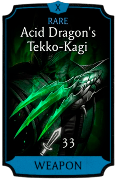 Acid Dragon's Tekko-Kagi