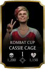 Cassie Cage Kombat Cup