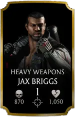 Jax Briggs Heavy Weapons