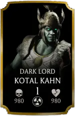 Kotal Kahn Dark Lord