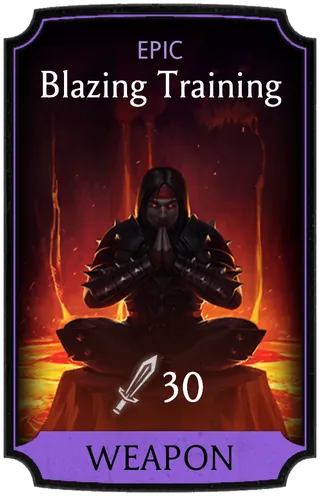Blazing Training