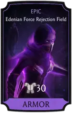 Edenian Force Rejection Field