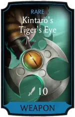 Kintaro's Tiger's Eye