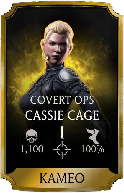 Cassie Cage - Covert Ops Kameo