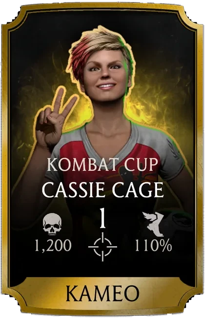 Cassie Cage - Kombat Cup Kameo