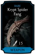 Krypt Spider Fang