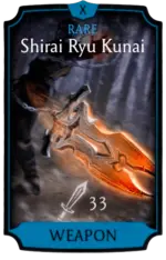 Shirai Ryu Kunai