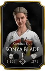 Sonya Blade Kombat Cup
