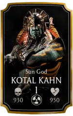 Kotal Kahn Sun God