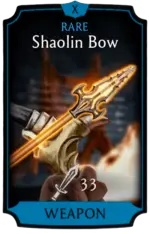 Shaolin Bow