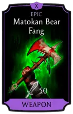 Matokan Bear Fang