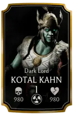 Kotal Kahn Dark Lord