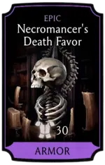 Necromancer's Death Favor