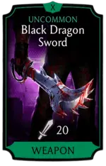 Black Dragon Sword