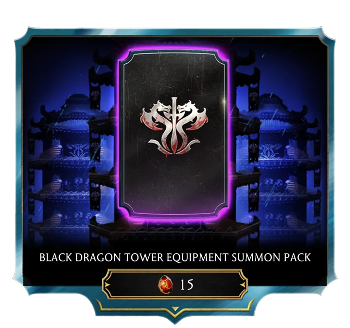 Black Dragon Tower Equipment Summon Pack
