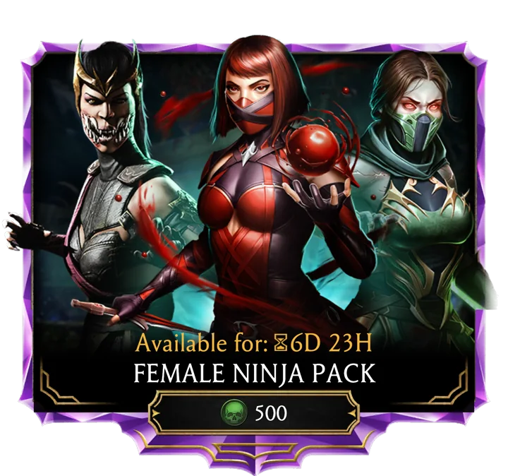 Female Ninja Pack