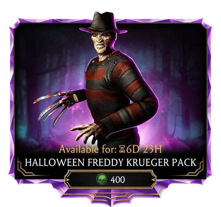 Halloween Freddy Krueger Pack