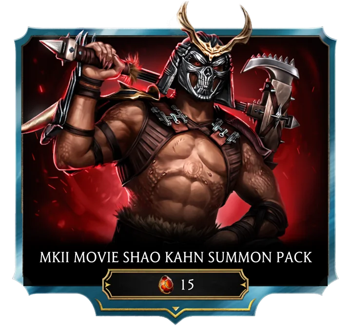 MKII Movie Shao Kahn Summon Pack